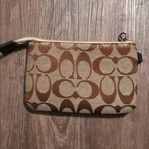 Authentic Coach wristlet purse